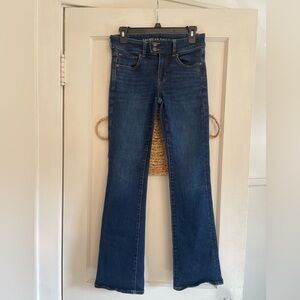 American Eagle Outfitters Dark Blue Flare Jeans